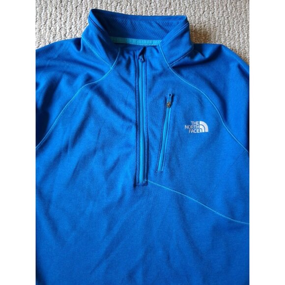 The North Face Jacket Mens Medium Blue Flight Light Jacket M - Picture 2 of 4